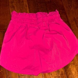 Women's Pink High Waisted Shorts